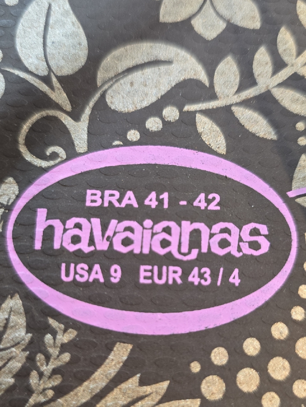 NWOT Havaianas FLIP FLOPS SIZE 9 - Picture 2 of 4
